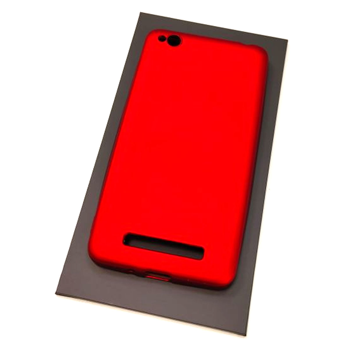 Чехол накладка для XIAOMI Redmi 4A, силикон, цвет красный