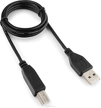 Кабель USB*2.0 Am-Bm Гарнизон GCC-USB2-AMBM-1M, для подключения принтеров, сканеров, длина 1 метр, цвет черный
