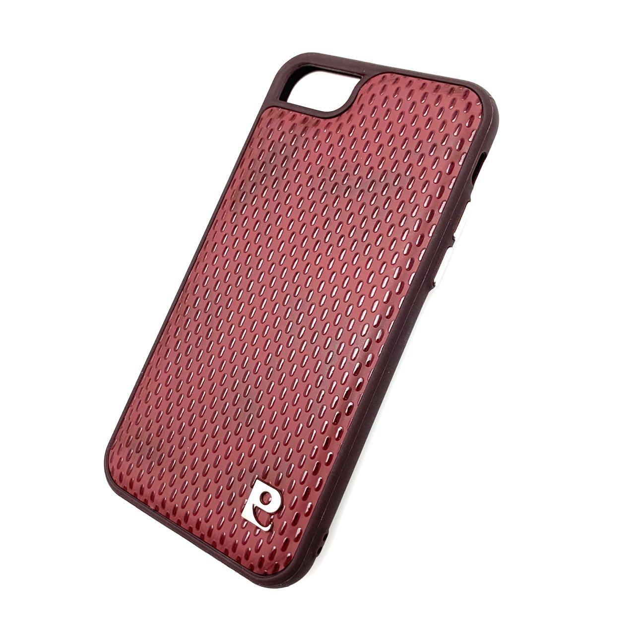 Чехол накладка для APPLE iPhone 7, 8, силикон, цвет коричневый Pierre Cardin.