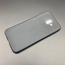 Чехол накладка для SAMSUNG Galaxy J6 Plus (SM-J610), силикон, матовый, цвет черный