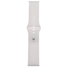 Ремешок для смарт часов универсальный 22 мм для SAMSUNG, силикон, цвет белый