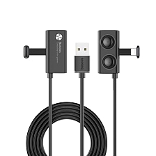 Кабель Lightning 8-pin Baseus Suction Cup Mobile Games, 1.5 A, длина 200 см, цвет черный Кабель Lightning 8-pin Baseus Suction Cup Mobile Games, 1.5 A, длина 200 см, цвет черный