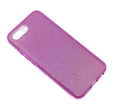 Чехол накладка Shine для HUAWEI Honor View 20, Honor V20, силикон, блестки, цвет фиолетовый