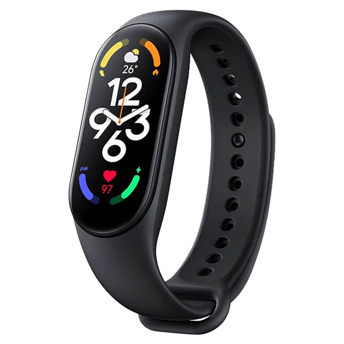 Умные часы и фитнес-браслет XIAOMI Mi Smart Band 7, цвет черный
