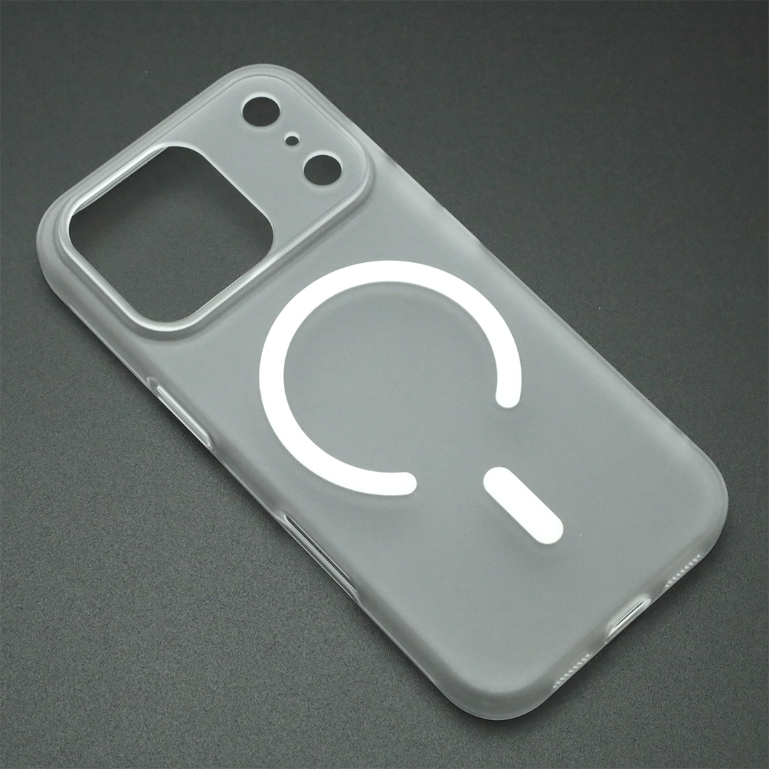 Чехол накладка KWI-NI с поддержкой MagSafe для APPLE iPhone 17 Pro, пластик, силикон, матовый, прозрачный