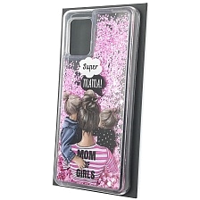 Чехол накладка для SAMSUNG Galaxy A42, силикон, переливашка, рисунок Super mama