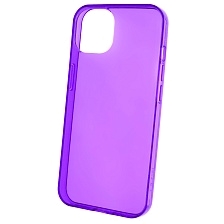 Чехол накладка Clear Case для APPLE iPhone 13 (6.1), силикон 1.5 мм, цвет прозрачно сиреневый