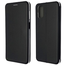 Чехол книжка STYLISH для SAMSUNG Galaxy M51 (SM-M515), экокожа, визитница, цвет черный