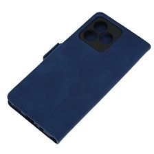 Чехол книжка NICE для Realme C51, Realme C53, Realme Note 50, защита камеры, экокожа, визитница, цвет темно синий Чехол книжка NICE для Realme C51, Realme C53, Realme Note 50, защита камеры, экокожа, визитница, цвет темно синий