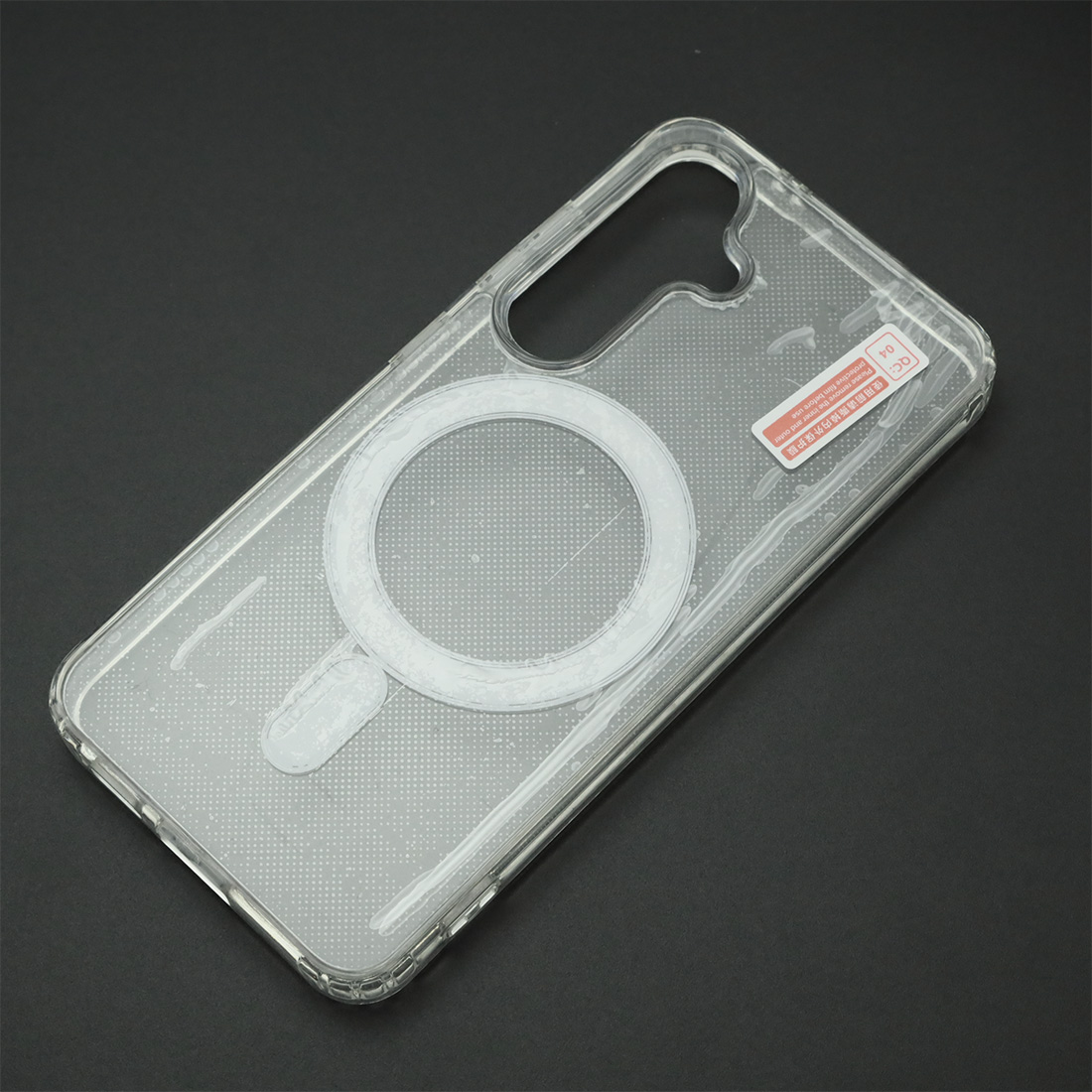 Чехол накладка Magnetic с поддержкой MagSafe для SAMSUNG GALAXY S24, GALAXY S25, силикон, цвет прозрачный