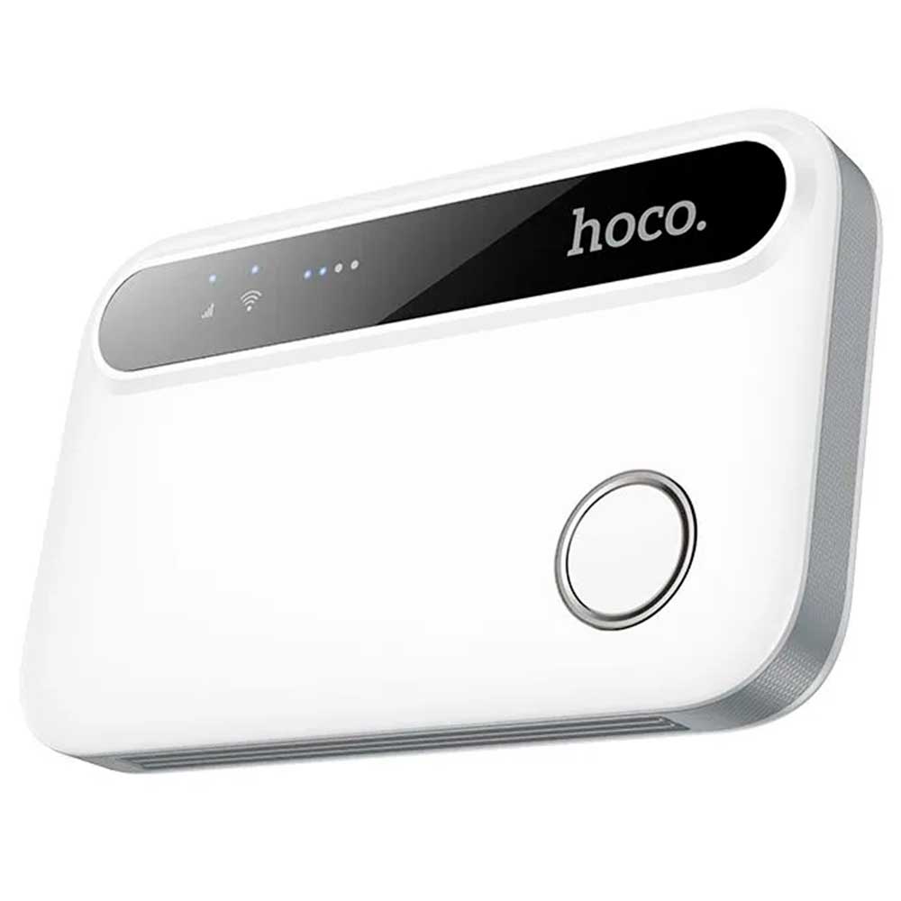 Портативный модем HOCO HI41 4G, с раздачей Wi-Fi, цвет белый