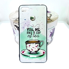 Чехол накладка для XIAOMI REDMI 6, силикон, рисунок Чашка на блюдце, цвет белый.