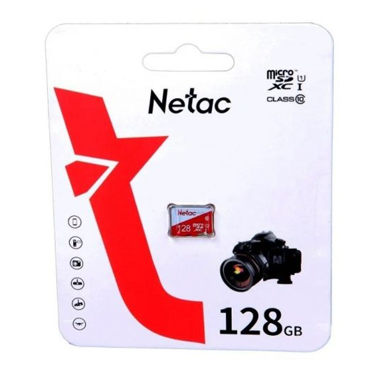 Карта памяти MicroSDXC 128GB NETAC P500 Eco Class 10 UHS-I, без адаптера
