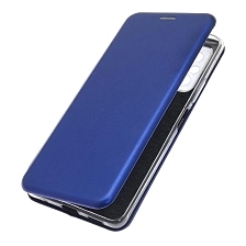Чехол книжка STYLISH для XIAOMI Redmi Note 10 Pro, экокожа, визитница, цвет синий