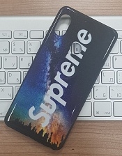 Чехол накладка для XIAOMI REDMI NOTE 5, NOTE 5 PRO, силикон, рисунок Supreme.