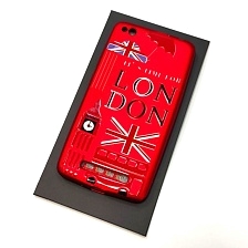 Чехол накладка для XIAOMI REDMI 4A, силикон, рисунок LONDON.