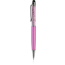 Ручка стилус для телефонов и планшетов, со стразами, цвет малиновый