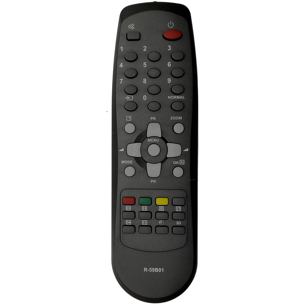 Пульт ДУ для DAEWOO R-59B01 подходит к телевизорам:  DSL-15D3, DTM-2930ME/MP/MT/MZ/N/S, KR-2930MP/ME/MZ/N/S, KR-29G3FL, KR-29M7T, KR-29S7, KR-29S8, KR-29S8S.