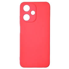 Чехол накладка для INFINIX HOT 30 Play, силикон, матовый, цвет фуксия