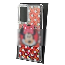 Чехол накладка для SAMSUNG Galaxy A52 (SM-A525F), силикон, переливашка, рисунок Minnie mouse
