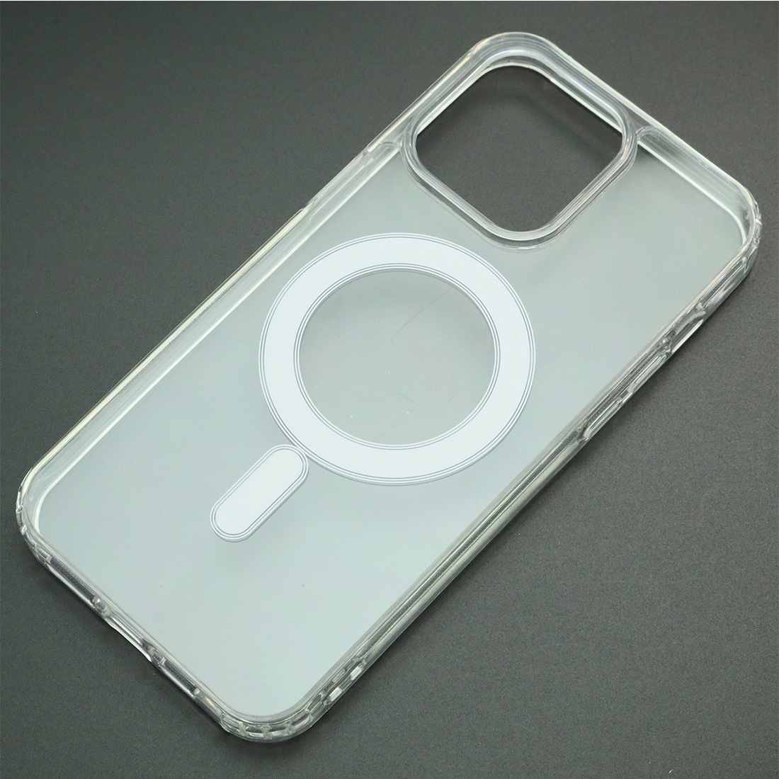 Чехол накладка с поддержкой MagSafe для APPLE iPhone 15 Pro Max, силикон, цвет прозрачный