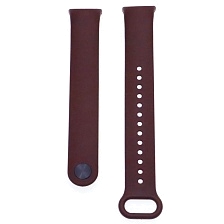 Ремешок на запястье, браслет для XIAOMI Mi Band 8, силикон, цвет темно коричневый