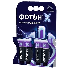 Батарейка ФОТОН X LR6 AA BL4 Alkaline 1.5V Батарейка ФОТОН X LR6 AA BL4 Alkaline 1.5V