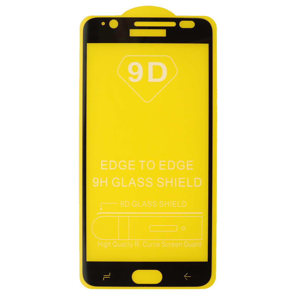 Защитное стекло 9D для SAMSUNG Galaxy J7 2017, J7 Prime, цвет окантовки черный