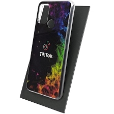 Чехол накладка Vinil для HUAWEI Honor 9A (MOA-LX9N), силикон, рисунок TikTok