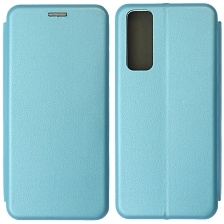 Чехол книжка STYLISH для VIVO Y31, Y53s 4G, экокожа, визитница, цвет голубой Чехол книжка STYLISH для VIVO Y31, Y53s 4G, экокожа, визитница, цвет голубой