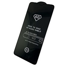 Защитное стекло 6D G-Rhino для XIAOMI Redmi Note 8 Pro, цвет окантовки черный