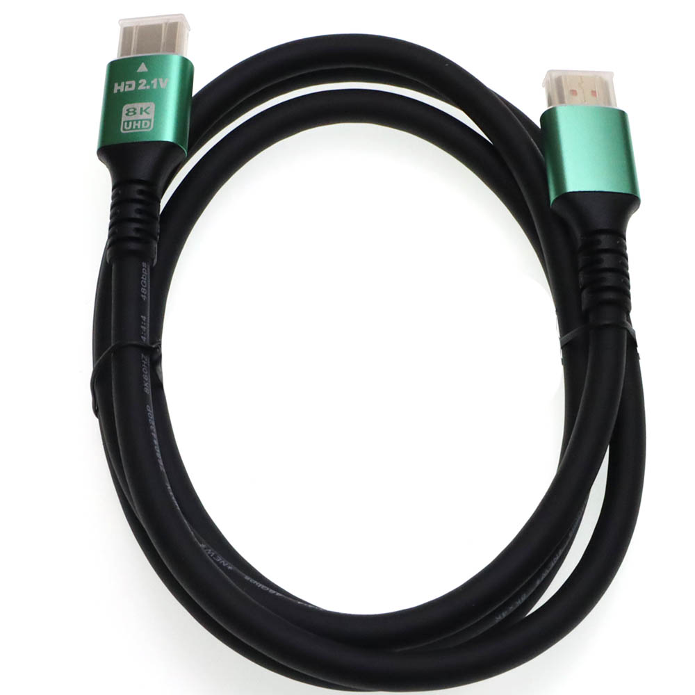 Цифровой кабель HDMI, для подключения ПК, Apple TV, монитора, игровых приставок, 8K Ultra HD, длина 1.5 метра, цвет черный