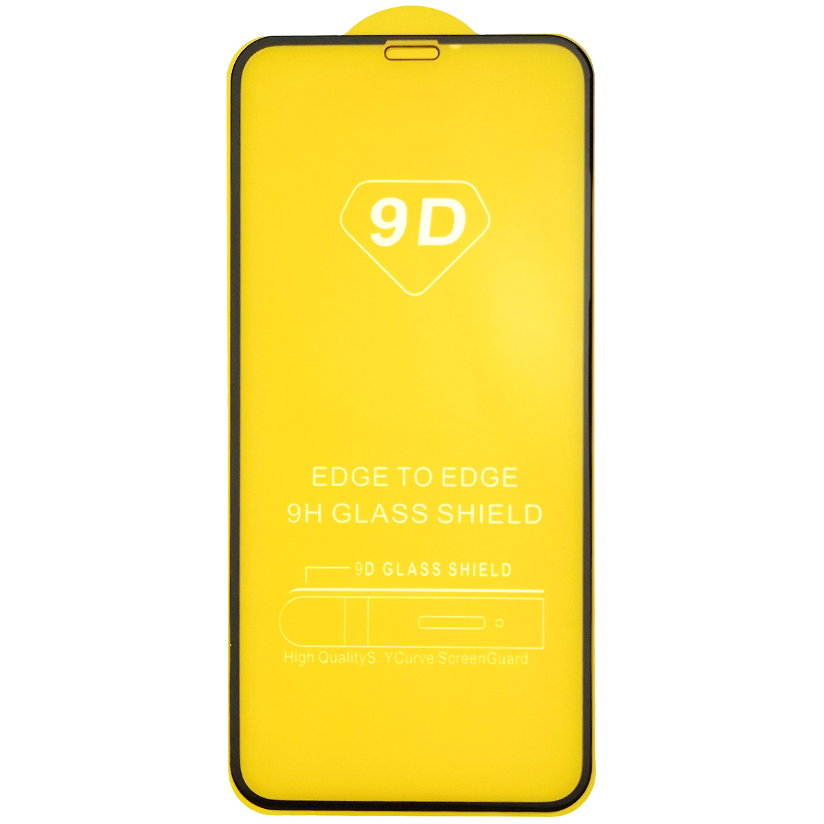 Защитное стекло 9D для APPLE iPhone X, iPhone XS, iPhone 11 Pro, цвет черный