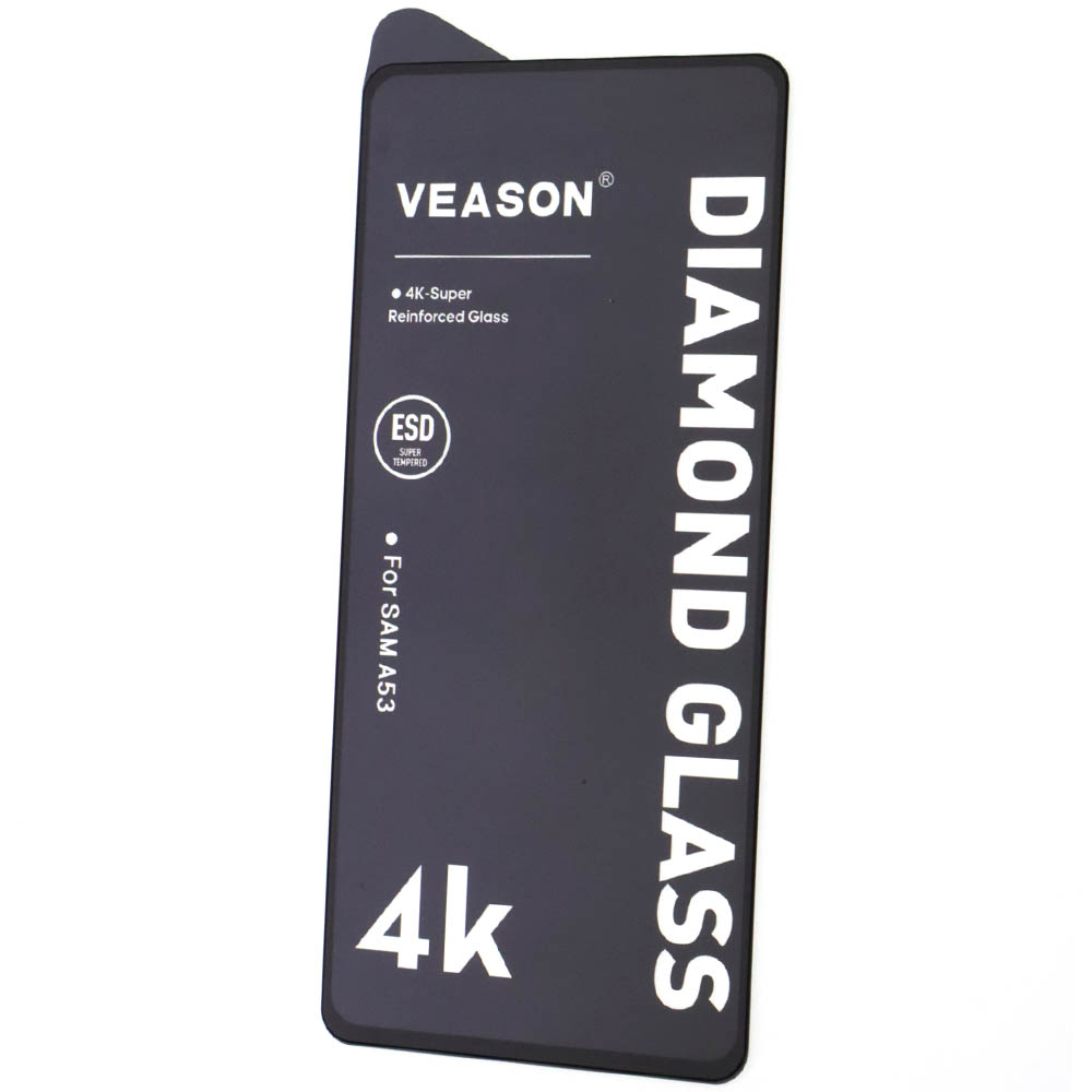 Защитное стекло VEASON DIAMOND GLASS для SAMSUNG Galaxy A53 5G, цвет окантовки черный