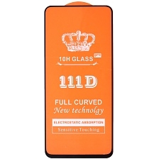 Защитное стекло 111D FULL GLUE для SAMSUNG Galaxy A80 2019 (SM-A805), A90 2019 (SM-A905), цвет окантовки черный