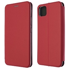 Чехол книжка STYLISH для Realme C11 2020, экокожа, визитница, цвет красный