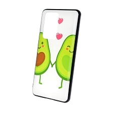 Чехол накладка для HUAWEI P40 Pro (ELS-NX9), силикон, рисунок Авокадо Любовь.