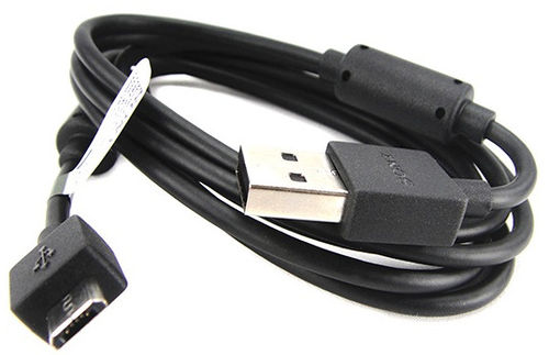 Кабель USB - MicroUSB Sony Черный - Оригинал.