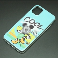 Чехол накладка для APPLE iPhone 11, силикон, глянцевый, рисунок Stay Cool
