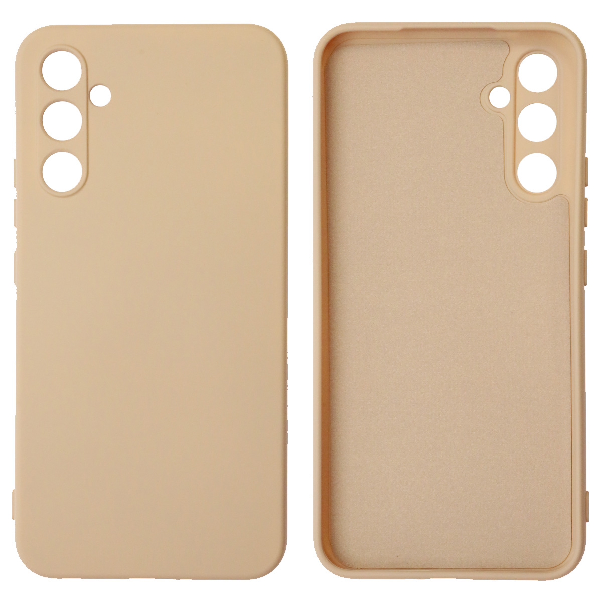 Чехол накладка NANO для SAMSUNG Galaxy A34 5G, силикон, бархат, цвет розовый песок