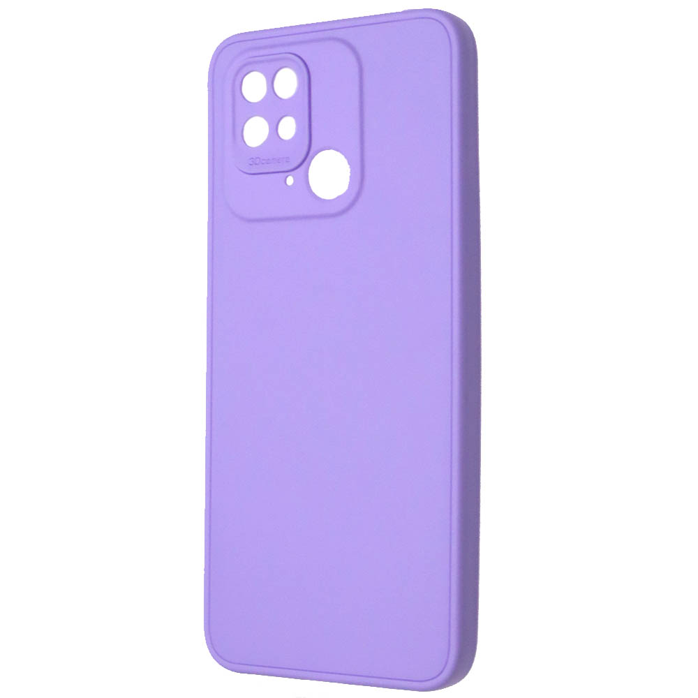 Чехол накладка для XIAOMI Redmi 10C, POCO C40, защита камеры, силикон, цвет сиреневый