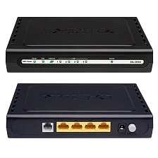 Роутер, маршрутизатор ADSL D-LINK DSL-2540U, ADSL2/2+ (AnnexA/L/M), цвет черный