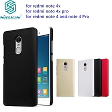 Чехол накладка для XIAOMI REDMI NOTE 4X, пластик, цвет золотистый.