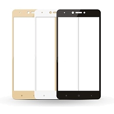 Защитное стекло 5D Full Glass /полный экран, упак-картон/ для Xiaomi Redmi NOTE 4X золото.
