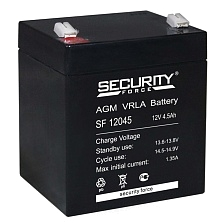 Батарея аккумуляторная свинцово-кислотная SECURITY FORCE SF 12045 12V 4.5Ah