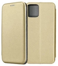 Чехол книжка FASHION CASE для APPLE iPhone 11, экокожа, цвет золотистый