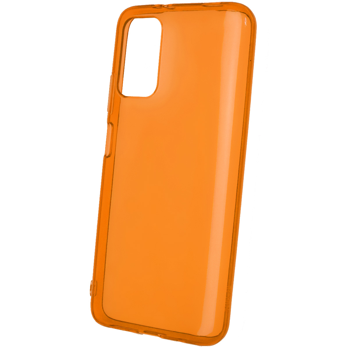 Чехол накладка Clear Case для XIAOMI Redmi 9T, силикон 1.5 мм, цвет прозрачно оранжевый