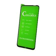 Защитное стекло 9H Ceramics для HUAWEI P40 Lite, P20 Lite 2019, Nova 4, Nova 5i, Nova 6SE, Nova 7i, цвет черный.