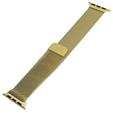 Ремешок для APPLE Watch, сетчатый, миланская петля Milano Loop, 38 - 40 mm, цвет золотистый Ремешок для APPLE Watch, сетчатый, миланская петля Milano Loop, 38 - 40 mm, цвет золотистый