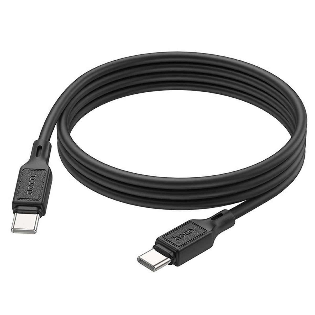 Кабель HOCO X90 Cool USB Type C на USB Type C, 60W, 3A, длина 1 метр, цвет черный